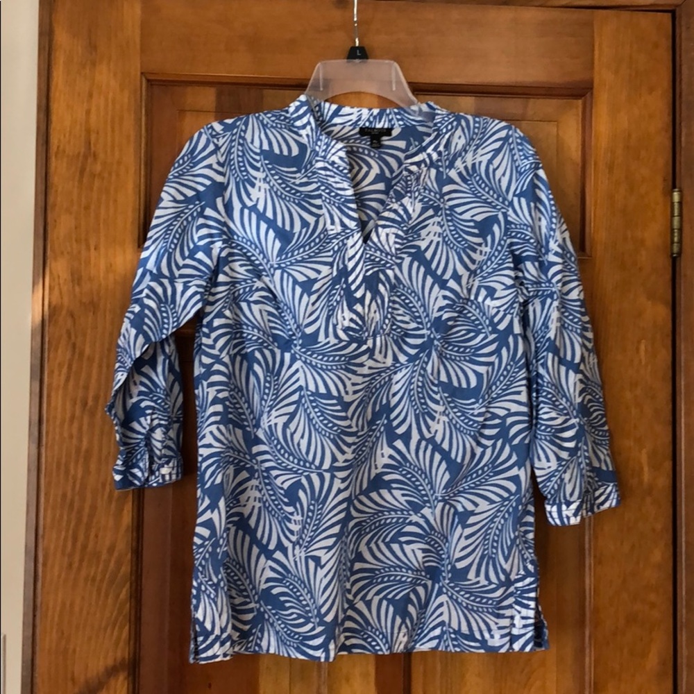 Talbots let’s go on vacation blouse